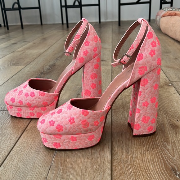 asos pink shoes